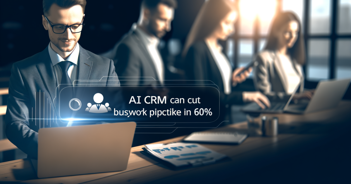 How an AI CRM Cuts Pipeline Busywork by 60%