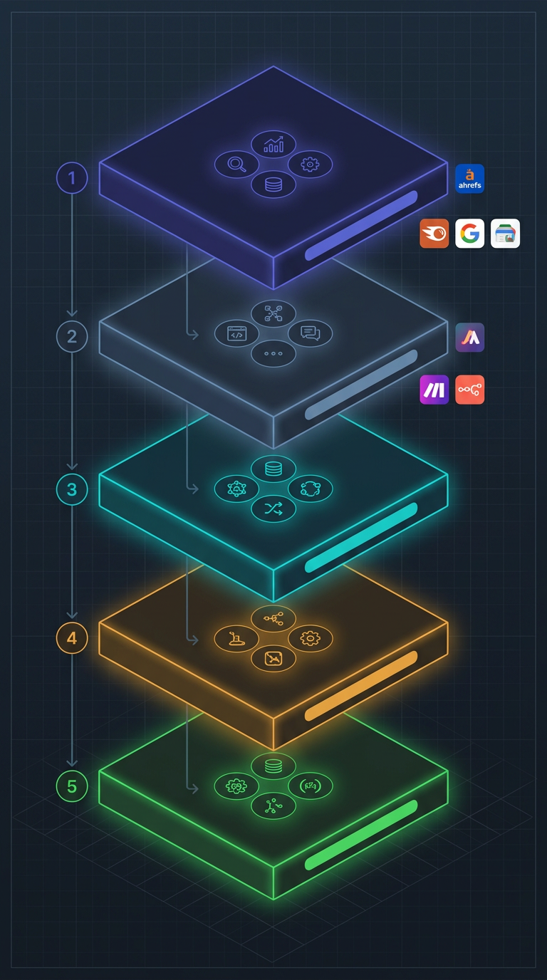 The 5-Layer Stack: How a Content Automation System Works