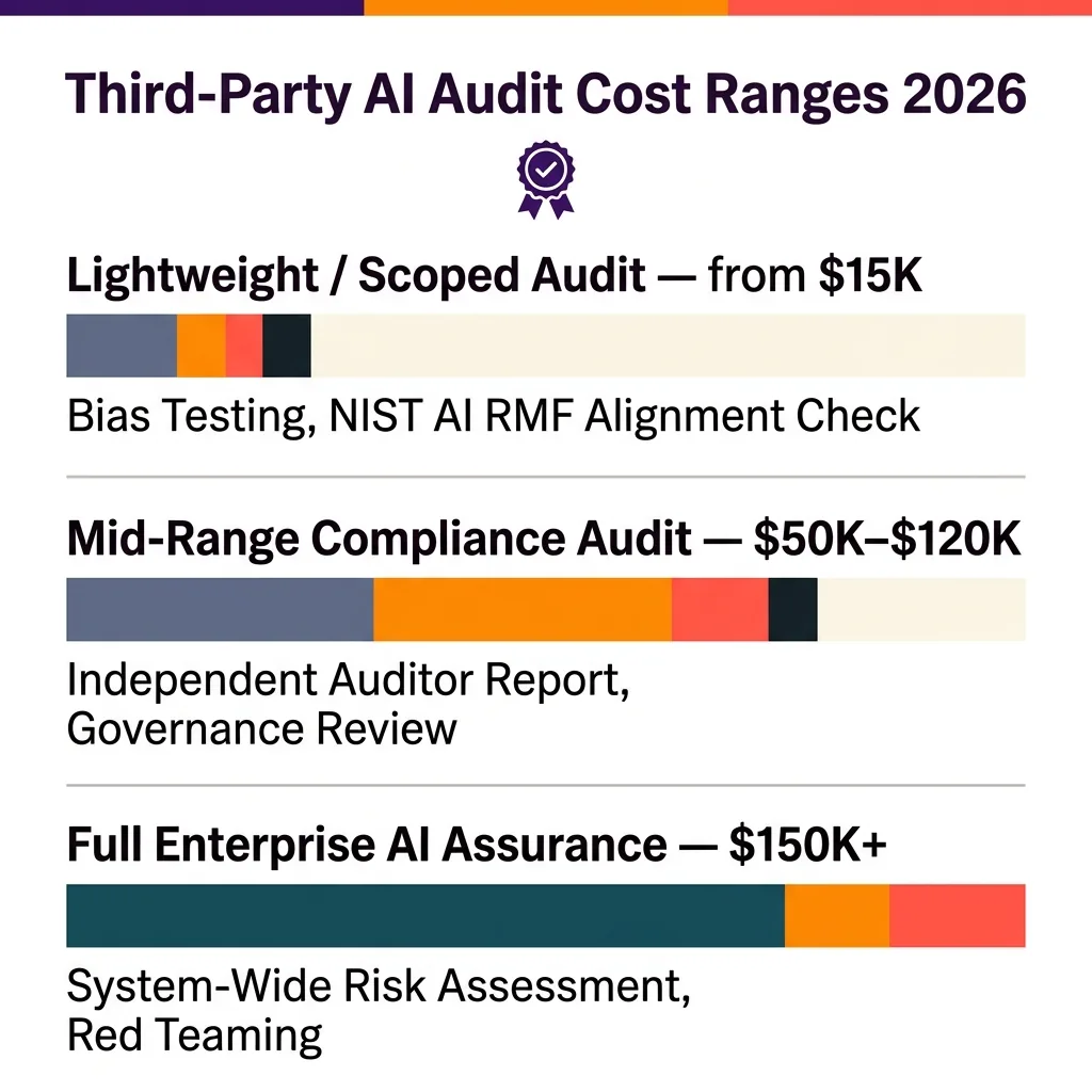 How Much Does a Third-Party AI Audit Cost in 2026?